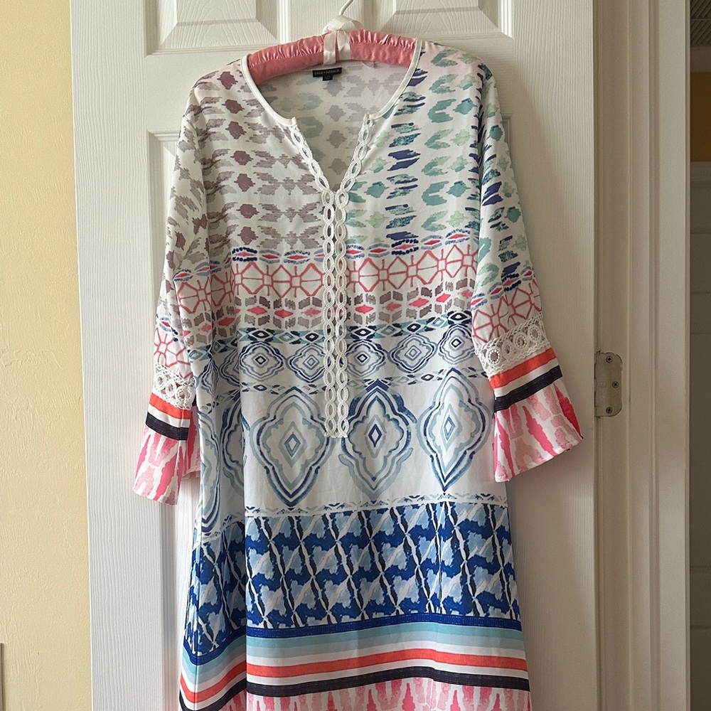 Coco + Carmen Multicolor Long Sleeve Dress
